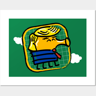 doodle trump Posters and Art